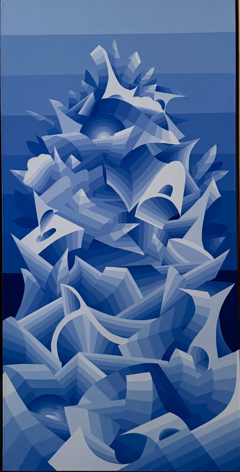 Marinities
Acrylic and Spray Paint on Canvas
36 x 72 in
$3,500